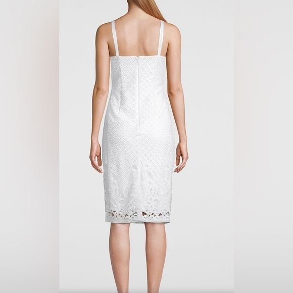 WHBM white eyelet sheath dress - Picture 2 of 9